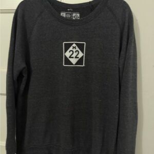 Women's Charcoal Crew Neck Sweater
